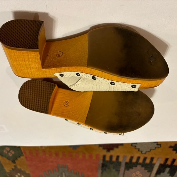 MIA faux snakeskin cream clunky heel - Picture 8 of 9